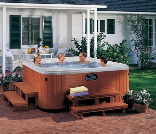 Hot Tub Outside